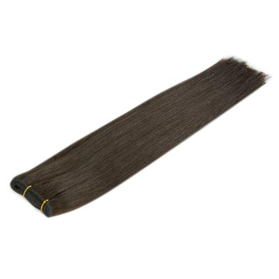 China Factory Wholesale High End Cuticle Full Lined Hair Extension Hair Weft Double Drawn for sale