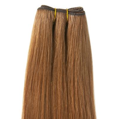 China Factory wholesale high end healthy cuticle lined double drawn hair hair extension weft dropship for sale