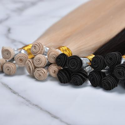 China Wholesale Straight Hand Tied Weft Factory Price 100% Virgin Hair Hand Tied Weft Extension High Quality for sale