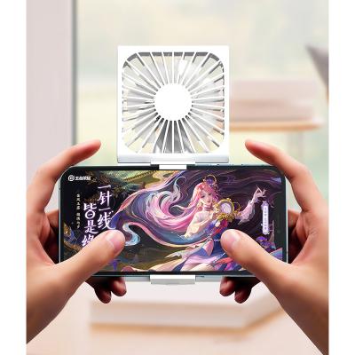 China Hot Sale Mobile Phone Easy Carry Stand Playing Multifunctional Handheld Hanging Neck Mini Portable Game Fan for sale