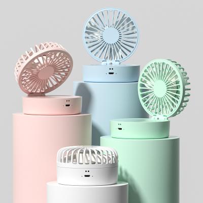 China Wholesale Pocket Folding Refrigeration Easy Carry Water Meter Usb Charging Mini Hanging Neck Desktop Spray Humidifier Handheld Fan for sale