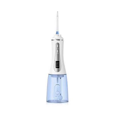 China Waterproof Wholesale Water Pulse Dental Flosser USB Irrigator 350ml Rechargeable Electric Oral Spray IPX7 for sale