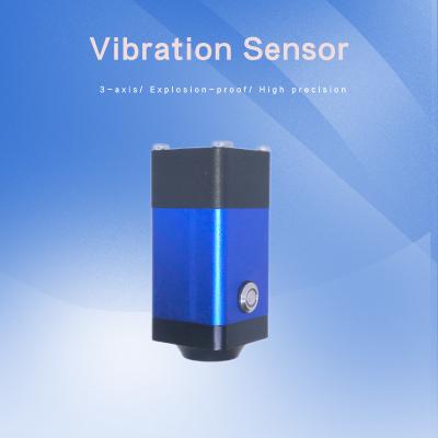 China Industrial equipment RS485/WiFi/LoRa/NB radio vibration monitoring/data transmission vibration cable sensor for monitoring equipment vibration temperature for sale