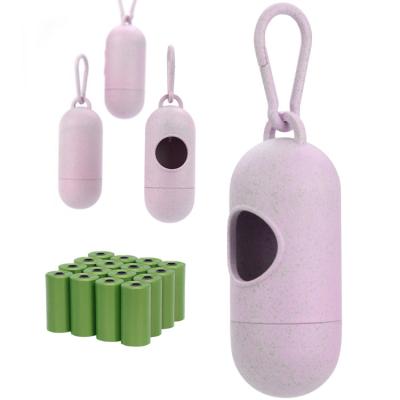 China Viable Custom Eco Friendly Cheap Cloth Bag Dispenser Dog Poop Waste Biodegradable Pink Blue for sale