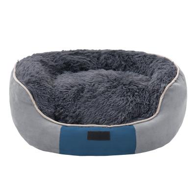 China Wholesale OEM High Quality Custom Rectangle Dog Bed Pet Baskets Breathable Warm Orthopedic Kennel Soft Cat Dog Bed For Pet Crate for sale