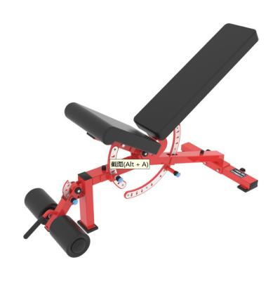 China Adjustable Negative Angle Stool Dumbbell Stool Abdominal Muscle Board Trainer Sit Up Assistive Device for sale