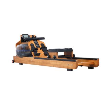 China Wooden Double Track Oak Water Resistance Rowing Training Machine for sale