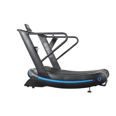 China Fitness Non Powered Curved Mechanical Treadmill Running Workout Machine for sale