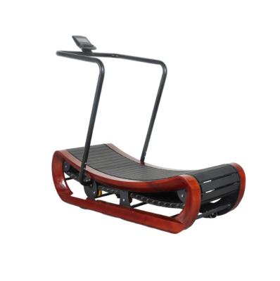 Китай Curved Non Powered Treadmills Non Electric Treadmills Tracked Wooden Non Powered Treadmill продается