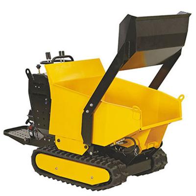 China Small Loading And Unloading Full Truck 7HP Gasoline Engine Hydraulic Track Unloader With Loading Capacity 500 Kg for sale