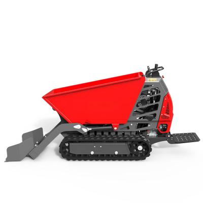 China Small Loading And Unloading Truck 600 Kg Load Capacity Rubber Tracked Mini Trolley Carrier for sale