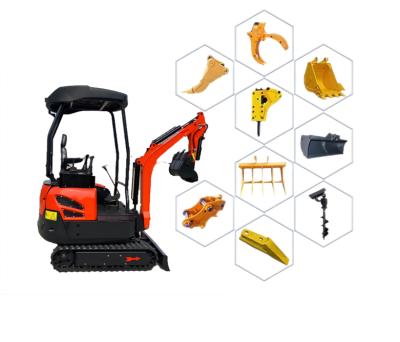 China Hotels china 1.7 ton excavator /1700kg mini crawler excavator for sale for sale