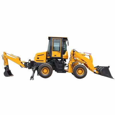 China Hotels China New Small Backhoe Mini Backhoe Excavator Loader 4 Wheel Drive Towable for sale