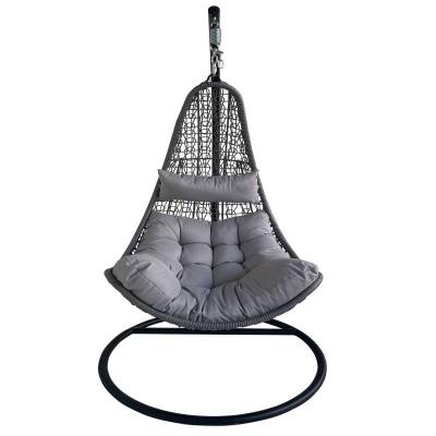 China Super Comfortable Home Decoration Rattan Hanging Basket Swing Chair With Enjoy Leisure Time Craft Patio Chair for sale