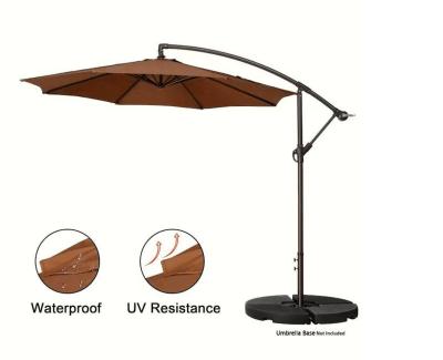 China Modern Outdoor 10ft Tilt Patio Umbrella Garden Parasol Cantilever Umbrella for sale