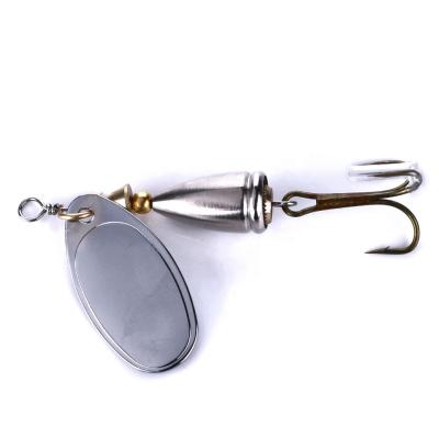 China Hengjia 6.5cm High Quality Artificial 8.5g Metal Spoon Spinner Fishing Tackle Fishing Lures for sale