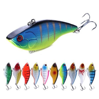 China Wholesale Hard Plastic ABS Vibration Bait 7.5cm 18g Sinking VIB Hard Fishing Lures for sale