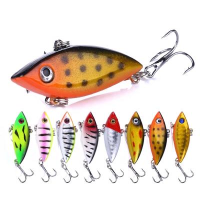 China Wholesale ABS Hard Plastic Factory Make 4cm 2.75g Vibration Fish Baits VIB Fishing Lures for sale