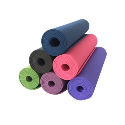 China Non-slip Yoga Foldable High Quality Material Eco-friendly Custom Pilates Band Exercise Mats For Women Waterproof Washable Durable Anti-skid for sale