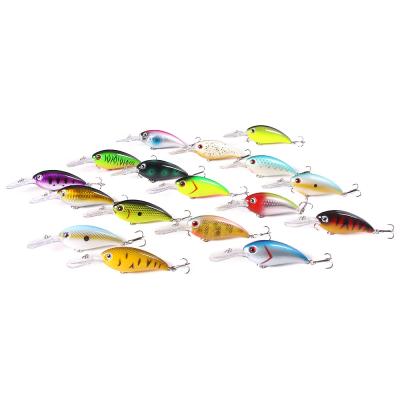 China Hot Sale 10cm 14g ABS Plastic Crankbait Hard Plastic Fishing Lures With 3D Eyes for sale