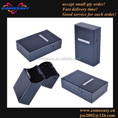 China Black Aluminum Alloy Oxidation Color Aluminum Metal Cigarette Packing Boxes for sale