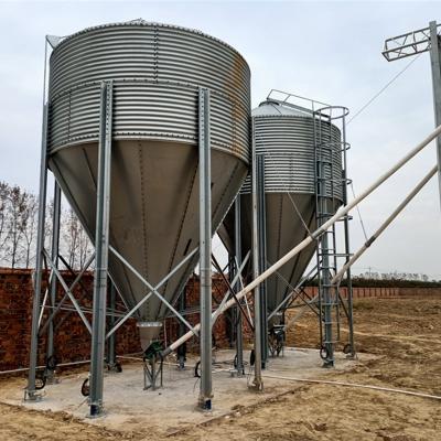 China Trusses Galvanized Silo Silo Equipment For Flexible Cement Plant Silo for sale