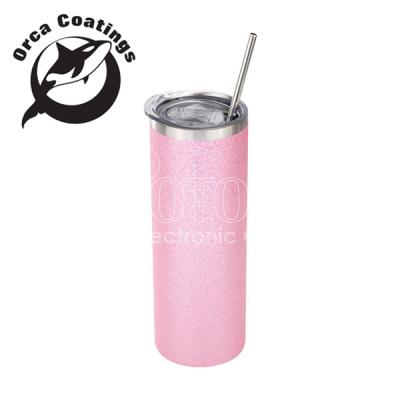 China Orca PORTABLE Liners Attacks 20 oz. Skinny Tumbler Sublimation Mugs Sublimation Glitter Stainless Steel Sublimation Masks for sale