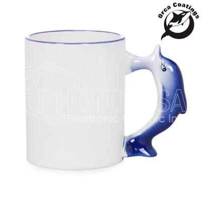 China Official Orca Disposable Liners Attacks 11 oz. Sublimation Blanks Cartoon Mugs Sublimation Animal Mugs Coffee Mugs Personalized Photo Mugs for sale