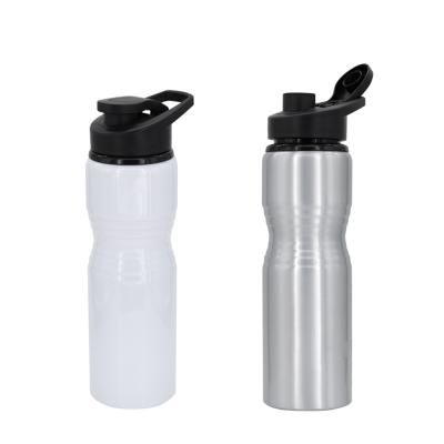 China 700ml Sustainable Sublimation Aluminum Sports Bottle Spout Lid Water Bottles for sale