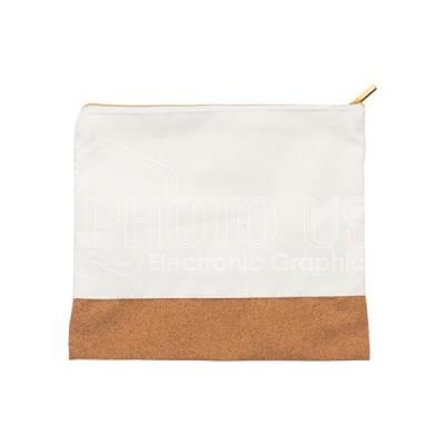 China Custom Eco - Friendly Fashion Sublimation Blank Canvas Cork Pouch Purse for sale