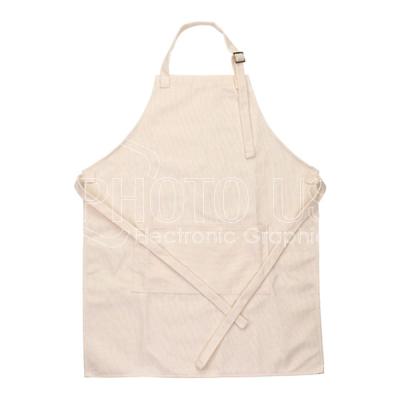 China SANITARY Cotton-Linen Blank Apron Custom Sublimation Kitchen Apron for sale