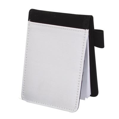 China Printed Sublimation Blank PU Leather Notepad for sale