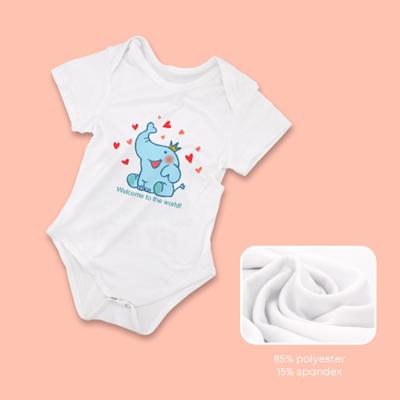 China Spandex/Polyester Baby Onesie Sublimation Baby Modal Fabric for sale