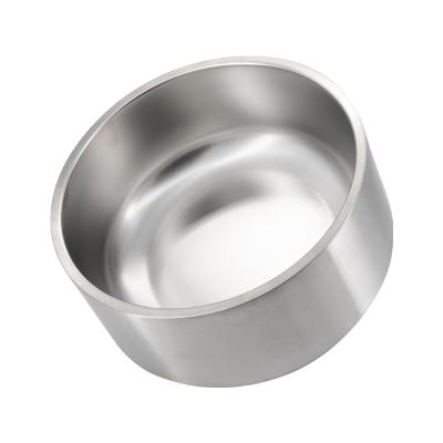 China Sustainable Personalized Double Walled Stainless Steel Dog Bowl Pet Bowl for sale