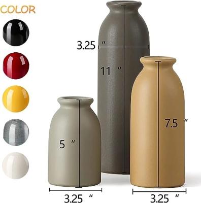 China Art Deco large boho ceramic vases for desert japandi home &minimalist room decor, decorative vases for neutral home decor, ceramic vases for sale