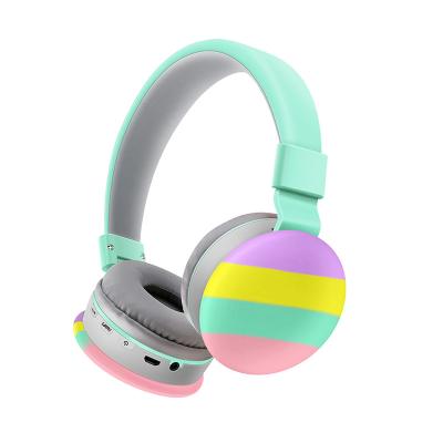 China Rainbow Silicone Bubble Popoing Comfortable Wearing Headphones Wiggle Wireless Stereo Earbuds For Girls And Boys for sale