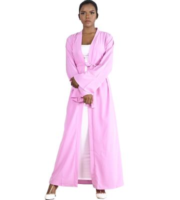 China Muslim Abaya Minimalist Long New Plus Size Long Maxi Dress, Turkey Dubai Middle East Basic Solid Color Maxi Dress for sale