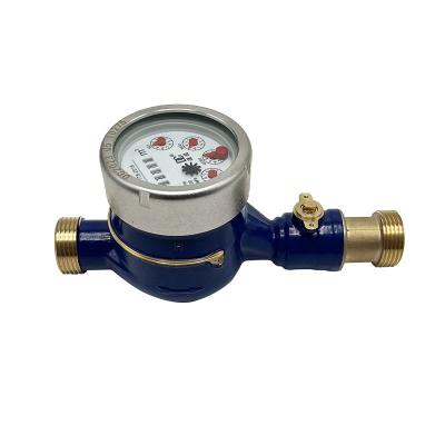 China Remote Control Smart Remote Control Water Meter Accessories Whole Brass Base Radio Valve Meter for sale