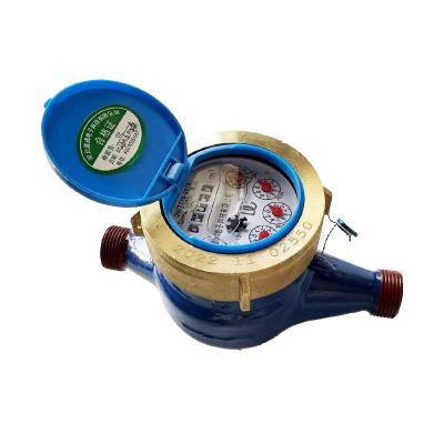 China Grade B Strong Cast Iron Household Mechanical Wet Dial Water Meter for sale