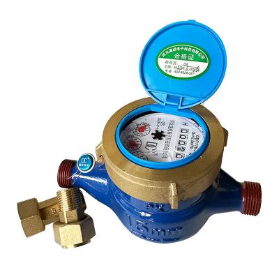 China Strong Brass Multi Body R160 Jet Dry Type Cold Water Meter for sale