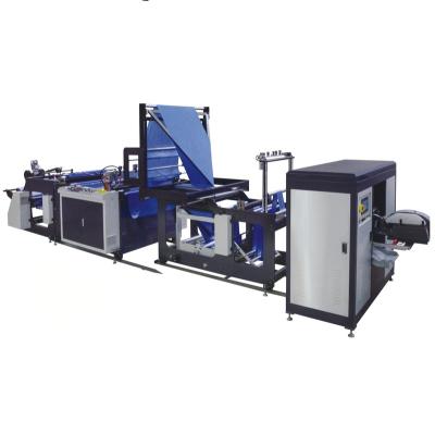 China Hotels Pe Film Double Folding After Laying Line Single Linkage Rolling Bag Making Machine for sale