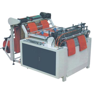 China Shopping T Shirt Vest Hotels Market Double Two Line Bag Making Machine for sale