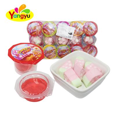 China Natural custom halal jelly with strawberry candy marshmallow for sale