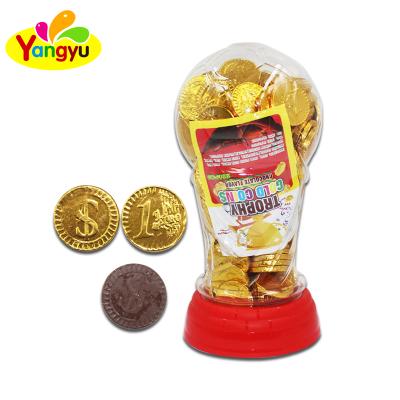 China Halal gold coin candy chocolate chip for sale