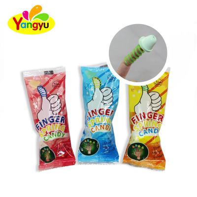 China Natural Funny Spring Finger Toy Mini Fruits Nipple Candy for sale