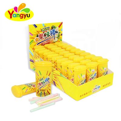 China Natural Stick CC Short Flavor Stick Supplier Sweet And Sour Fruity CC Candy for sale