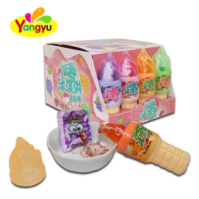 China Natural halal blended ice cream fruits candy with sweet popping fruits candy for sale