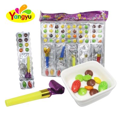 China Sets Kids Cheap Blowing Toy Mixed with Olive Bubble Gum and Fruit Tablet Candy for sale