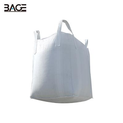 China Breathable High quality PP 2 ton big bag FIBC bulk jumbo sand ore building material container bags for sale