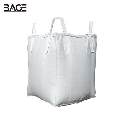 China Breathable Custom Logo fibc jumbo bag 1000kg 2200LBS heavy duty 1 ton bags for sale